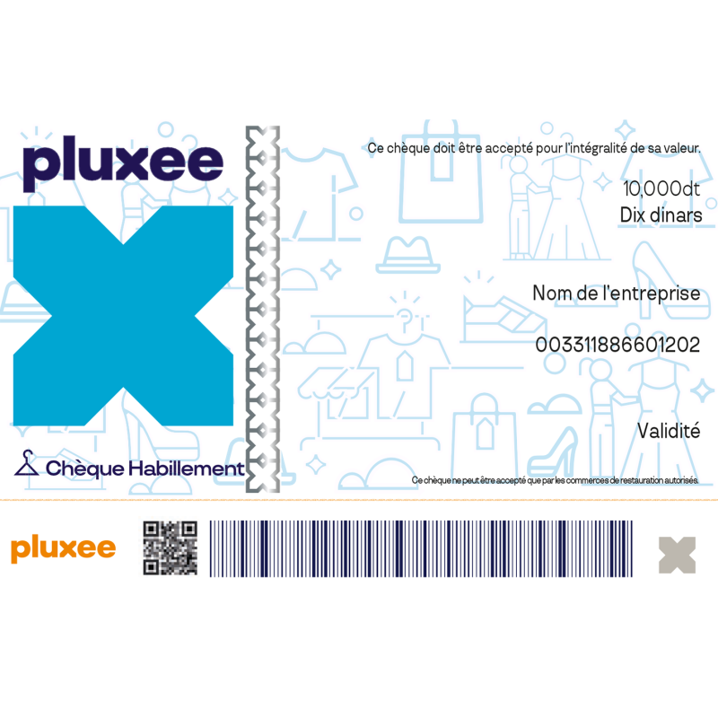 Chèque Habillement Pluxee